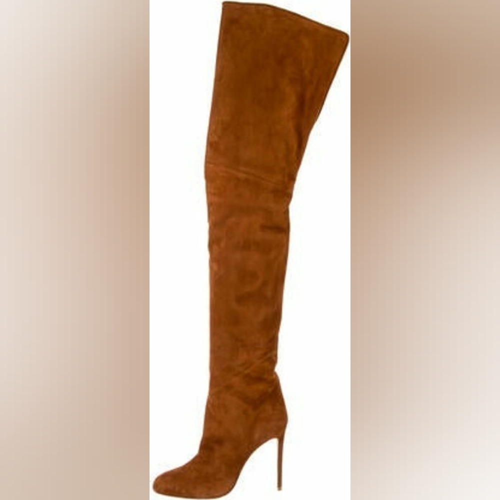 Sz 36 NIB $1695 Brandon Maxwell over the knee suede boots